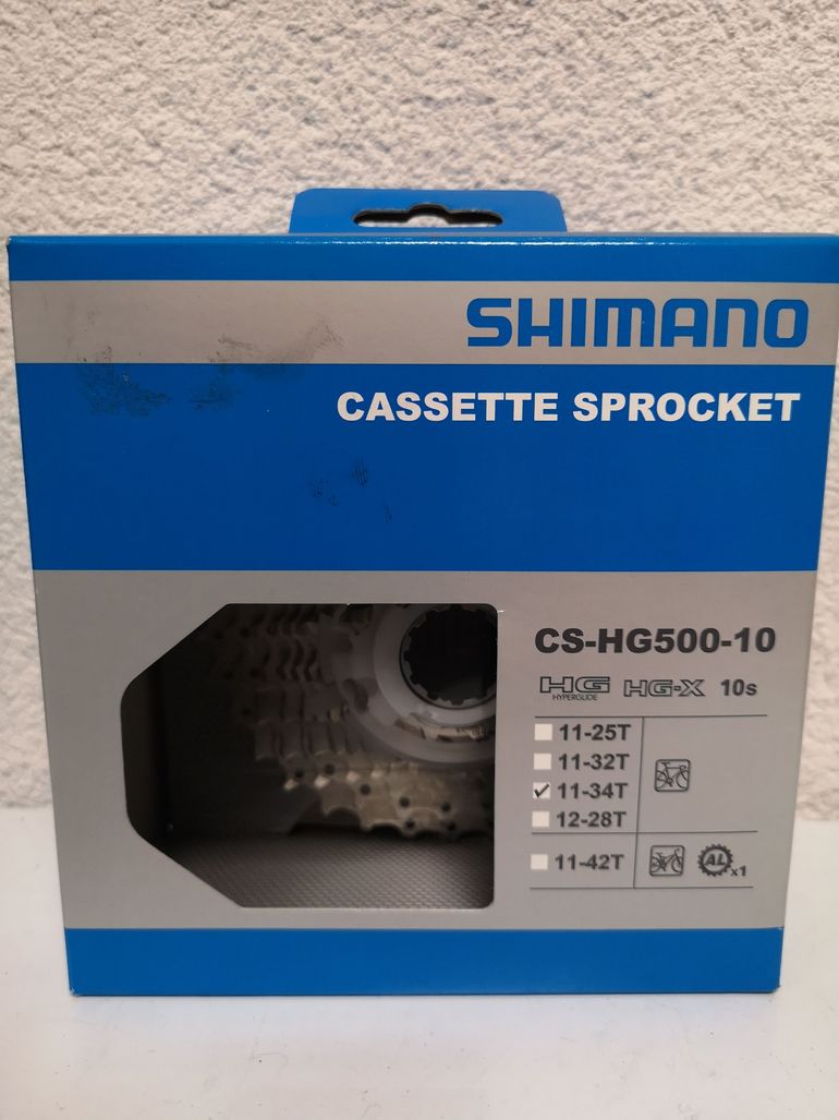 Used Shimano Lot 3 Cassettes CS-HG500 10V. 11-345 dts bike — image 1 of 3