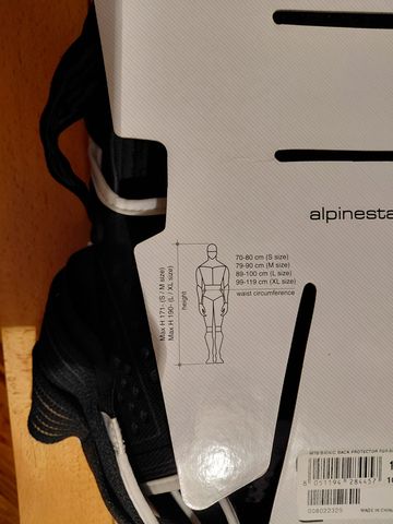 Brugt Alpinestars Back protector for bns 1654012 bike — billede 4 af 4