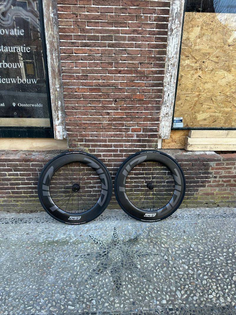 Used Zipp 808 Firecrest Carbon Clincher Wheels