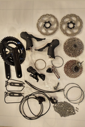 Used Shimano 105 R7100 2x12 165mm 50/34 11-36 2023 Groupset