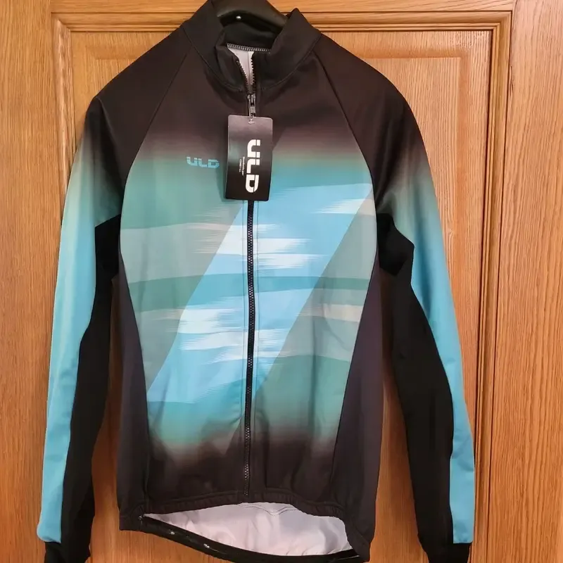 Brugt ULD Veste de vélo bleue et noire Cycling Clothing