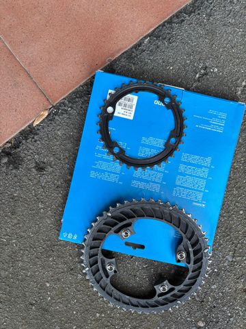 Brugt Shimano 105 Chainrings 2025 Drivetrain & Pedals
