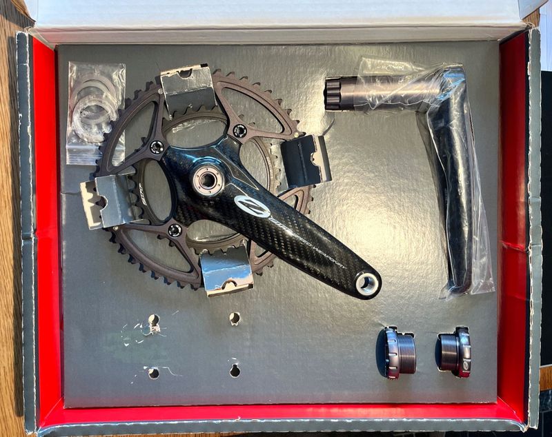 Used Zipp Vuma Quad Compact Crankset Drivetrain & Pedals