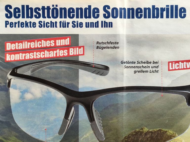 Used — Sonnenbrille mit automatischer Ab- oder Aufhellung bike — image 2 of 3