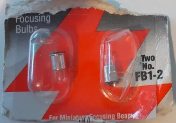 Used TEKNA focusing bulbs no. FB1-2 für Taschenlampen bike