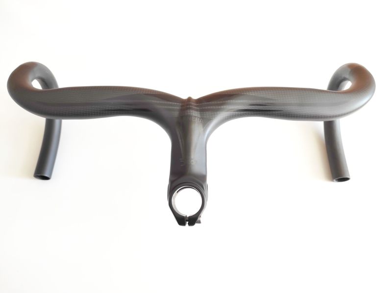Used Deda Elementi Alanera RHM Carbon 3K Handlebar 46cm & Stem 110mm Combo Cockpit