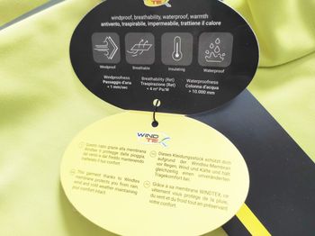 Used Mavic Nordet Winter Cycling Jacket Size S Color Yellow (Sulfur) bike — image 7 of 17