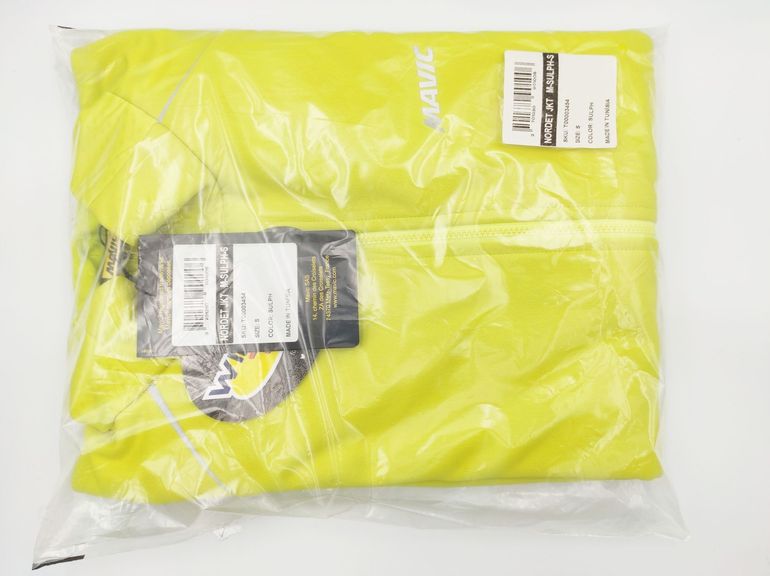 Used Mavic Nordet Winter Cycling Jacket Size S Color Yellow (Sulfur) bike — image 8 of 17