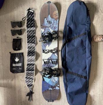Snowboard Flow Rhythm – Taille 150 Cm, Noir, Occasion (sans Fixations)