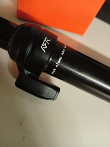 Używany RFR Telescopico MTB E-bike Diam 31, 6 escurs 125mm Passaggio Cavo Esterno Saddles & Seatposts