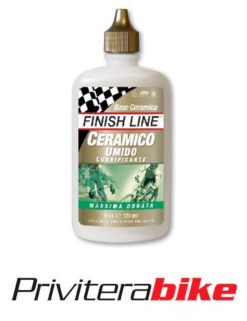 Brugt Finish Line LUBRIFICANTE CERAMICO UMIDO GOCCIA 120ML - FIN121 2026 Cycling Accessories