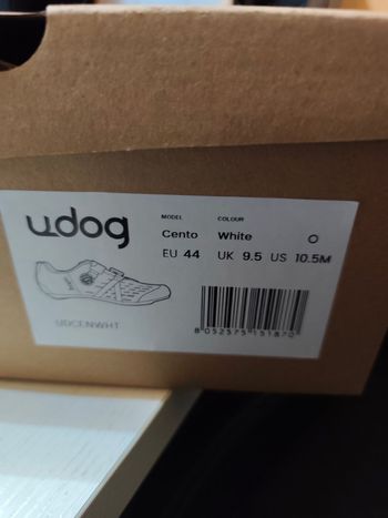 Used Underground Products Cento Road Cycling Shoes White 44 2024 bike — image 6 of 6