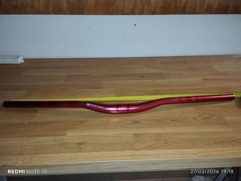 Used Pro MTB Riser 760mm Anodizzato Bordeaux Cockpit