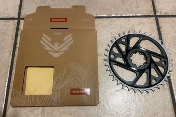 Sram, Corona XX Eagle T-type 12v 36t Direct Mount Alluminio 3mm offset Nero