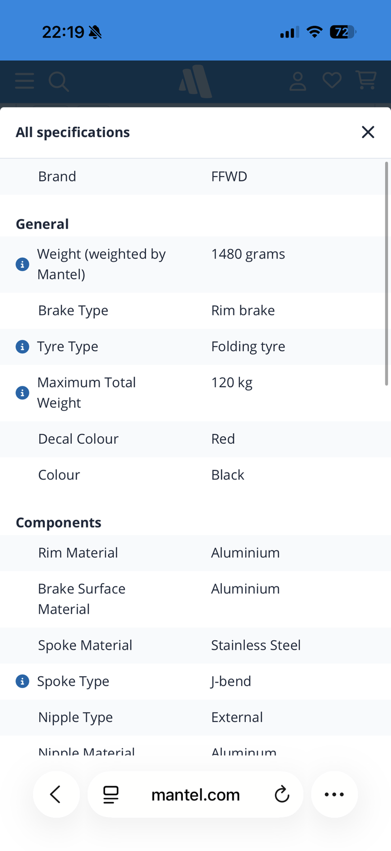 Used Ffwd F2A Wheelset 2014 bike — image 5 of 11