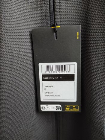 Used Mavic Essential Short Sleeves Women's Cycle Jersey Size M Carbon/Mint bike — image 6 of 9