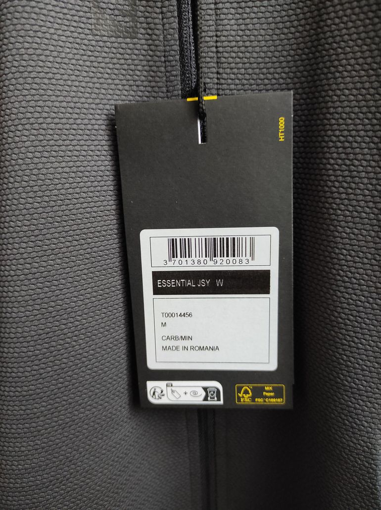 Used Mavic Essential Short Sleeves Women's Cycle Jersey Size M Carbon/Mint bike — image 6 of 9