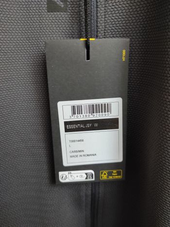 Used Mavic Essential Short Sleeves Women's Cycle Jersey Size L Carbon/Mint bike — image 6 of 9