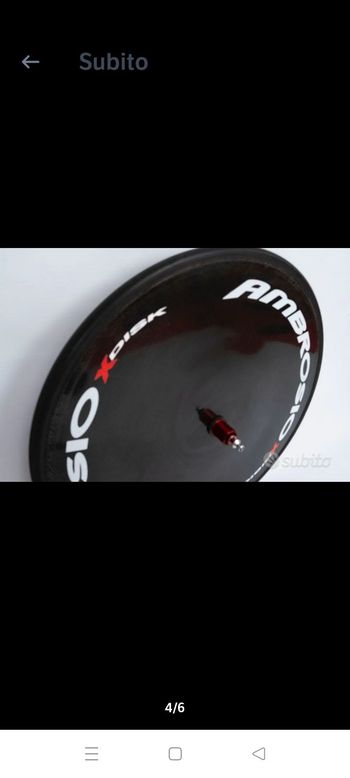 Used ambrosio x disk 2017 Wheels