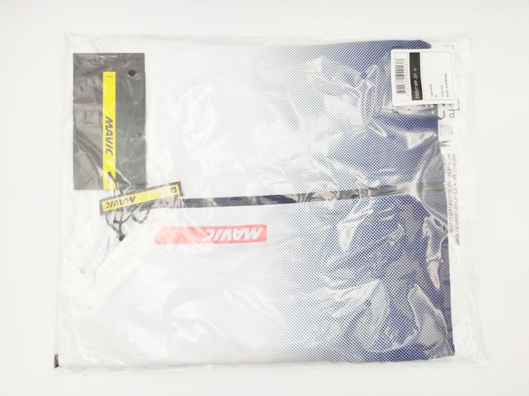 Used Mavic Essential Short Sleeves Women's Cycle Jersey Size M Deep Blue/White bike — image 10 of 13