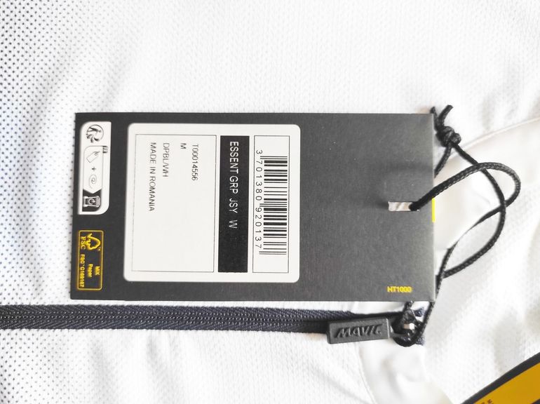 Used Mavic Essential Short Sleeves Women's Cycle Jersey Size M Deep Blue/White bike — image 12 of 13