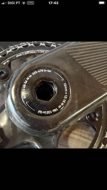 Brugt Sram Red Crankset 53/39 2020 bike — billede 5 af 7