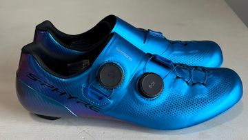 Brugt Shimano S-phyre RC903E Wide Blue Size 41 2026 Cycling Shoes