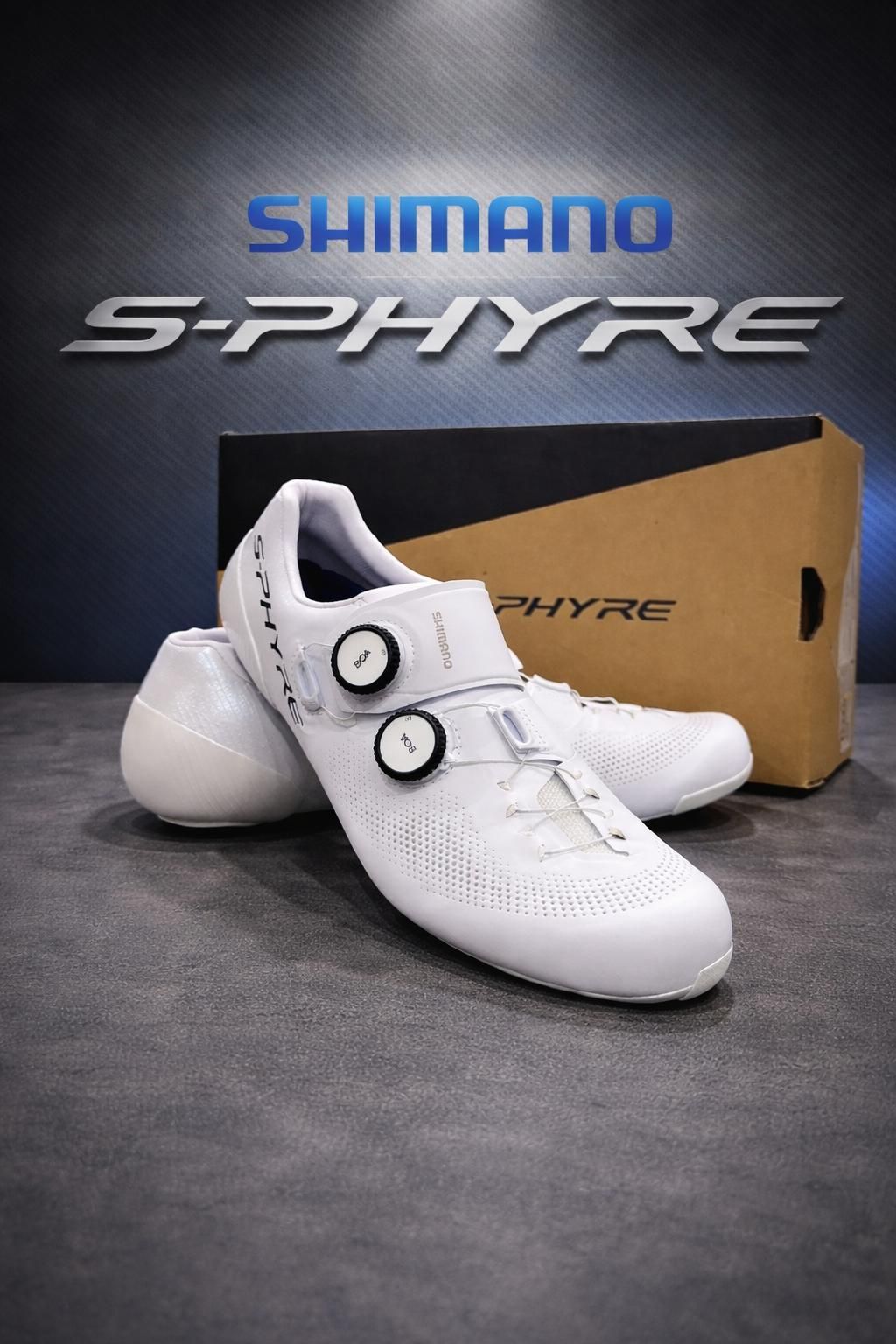 S-PHYRE RC9T Shimano ホワイト シューズ 42サイズ Shimano-