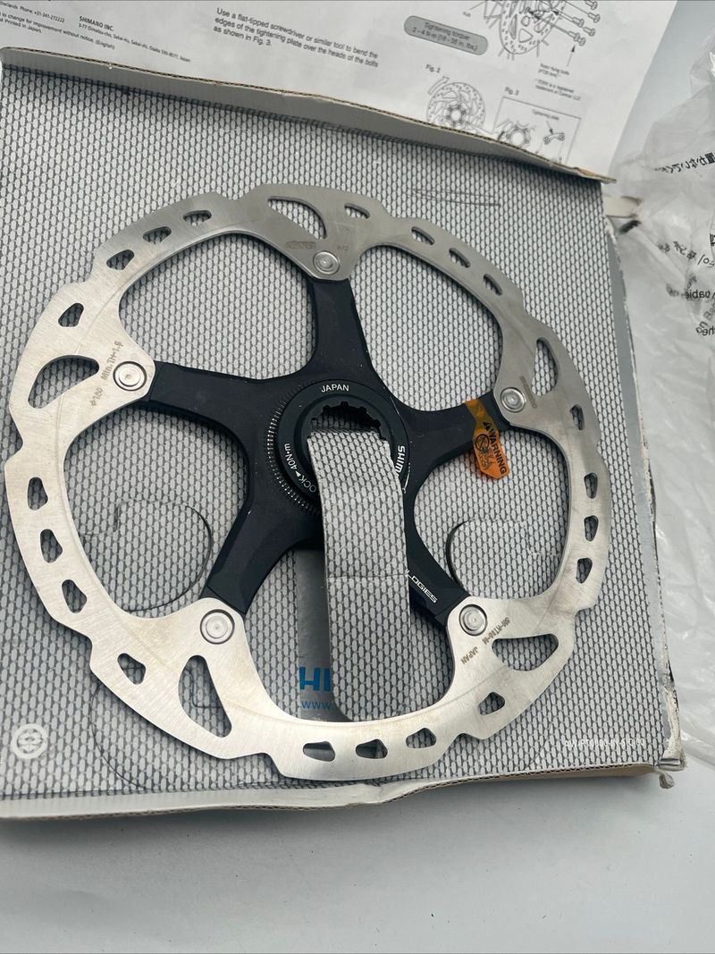 Used Shimano Bremsscheibe XTR Center Lock Ice Tech SM-RT98 180mm Brakes