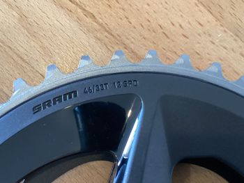 Used Sram Rival Gravel/Route AXS ETAP D1 33/46 Crankset 172.5mm bike — image 9 of 10