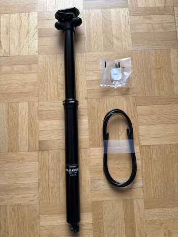 Kind Shock, Rage-i Dropper Seatpost 31.6mm 170mm Black