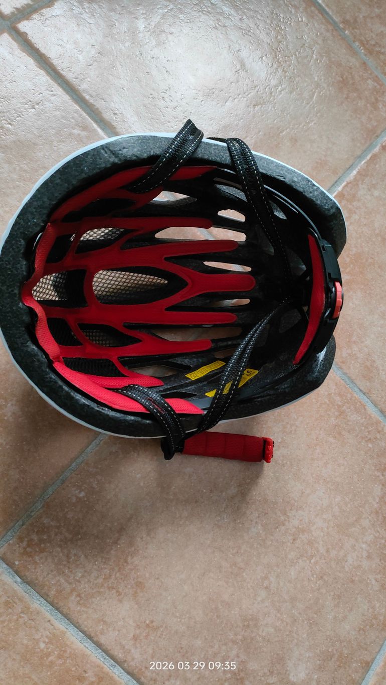 Used shinmax Casco bici Nero Bianco con visiera magnetica e retina interna 2019 bike — image 4 of 9