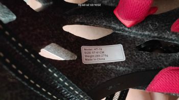 Used shinmax Casco bici Nero Bianco con visiera magnetica e retina interna 2019 bike — image 5 of 9