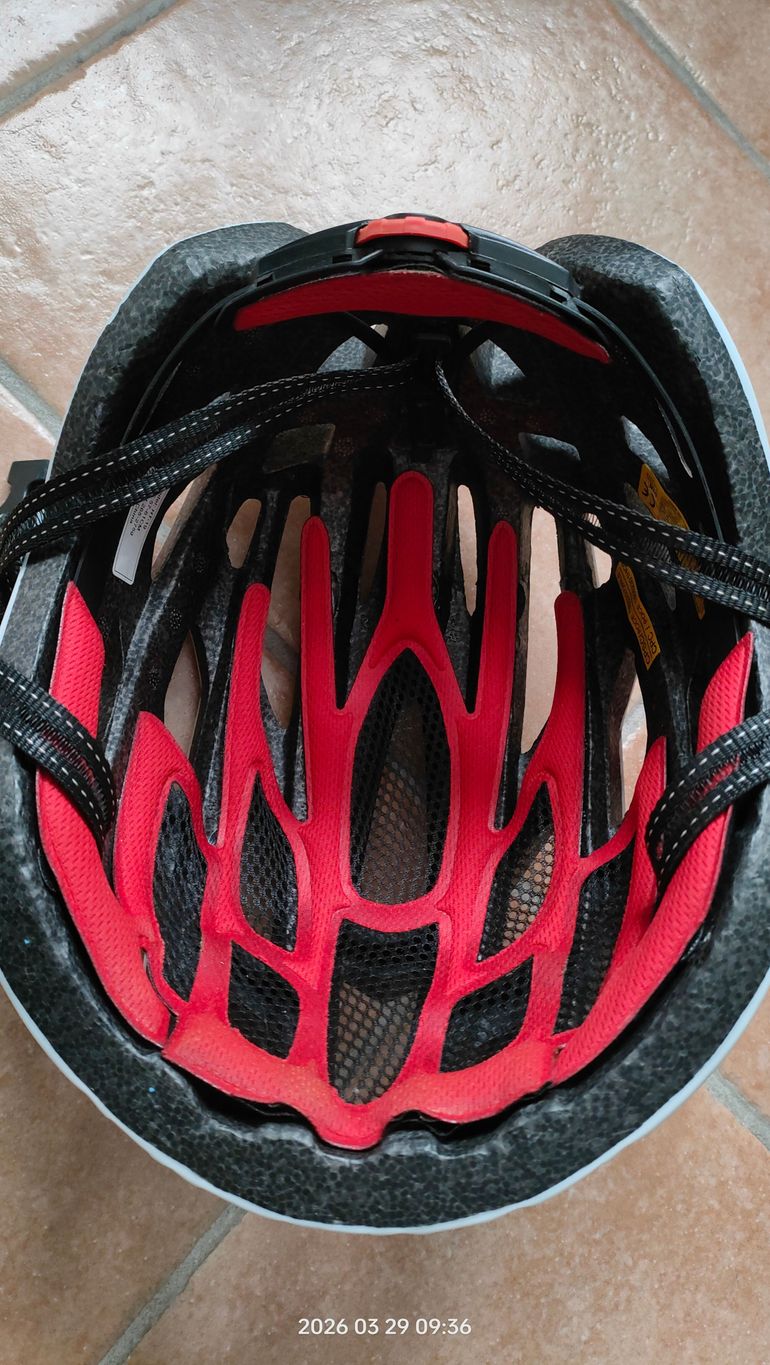 Used shinmax Casco bici Nero Bianco con visiera magnetica e retina interna 2019 bike — image 7 of 9