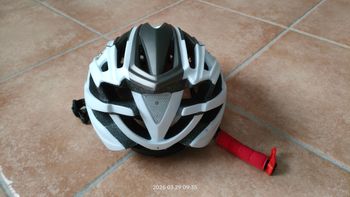 Used shinmax Casco bici Nero Bianco con visiera magnetica e retina interna 2019 bike — image 3 of 9