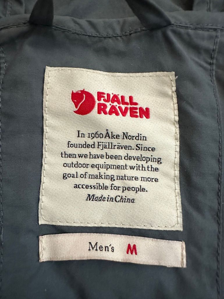 Used Fjällräven High Coast men's windbreaker jacket bike — image 4 of 5