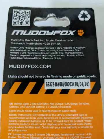 Tweedehands Muddyfox Helmet Light bike — afbeelding 3 van 4