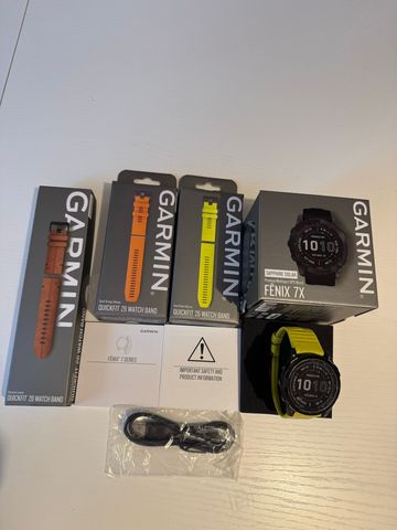 Used Garmin fēnix 7 Sapphire Solar 2024 Electronics