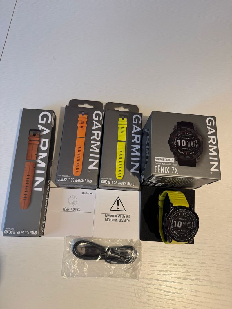 Used Garmin fēnix 7 Sapphire Solar 2024 Electronics