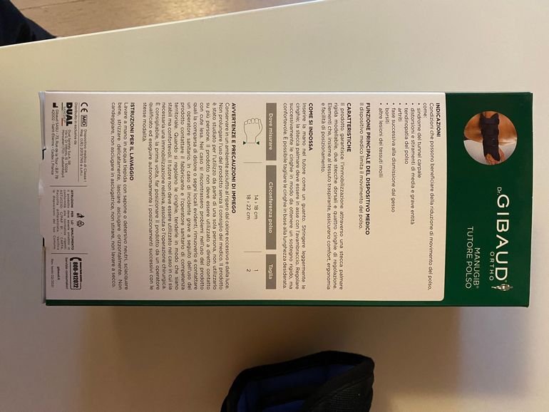 Used manugib Tutore Polso Sinistro bike — image 2 of 4
