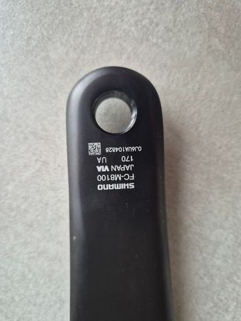 Used Shimano XT Manivelle droite 170mm bike — image 3 of 3