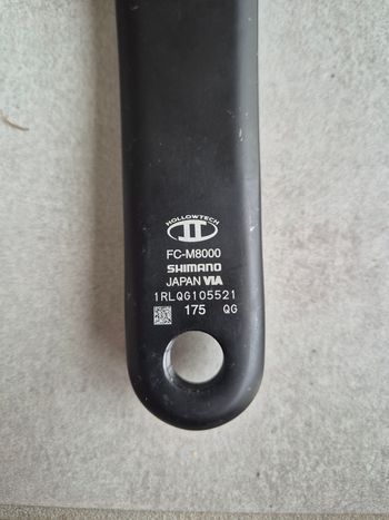 Used Shimano XT Crank 175mm bike — image 2 of 3