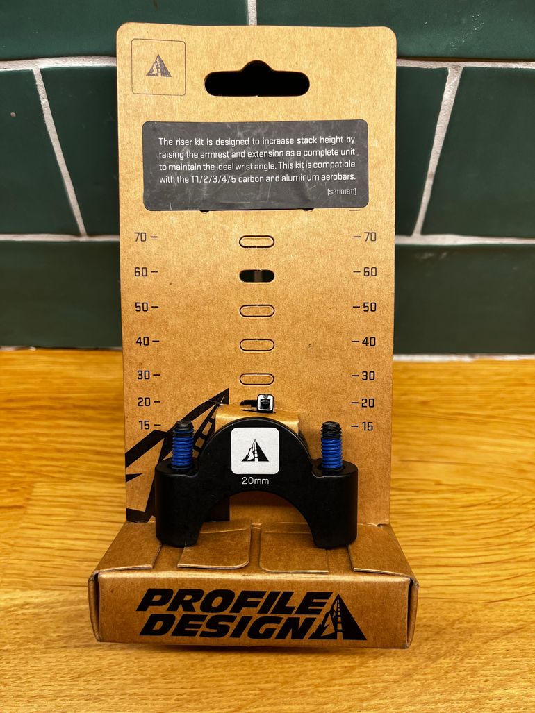 Profile Design Aero bars 20mm riser kit 2024