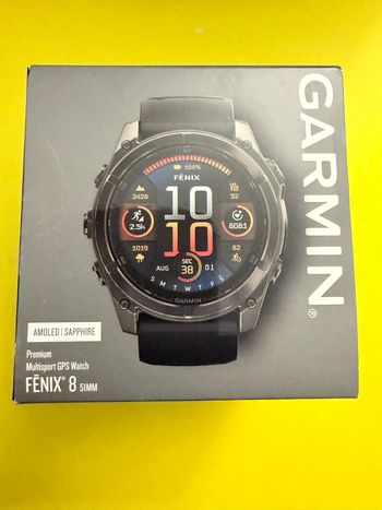 Used Garmin fenix 8 AMOLED Sapphire 2026 bike — image 1 of 3