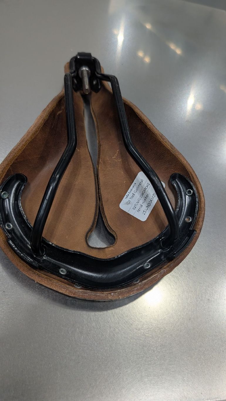 Used Selle Anatomica X1 Leather Saddle bike — image 3 of 5