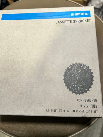 Brugt Shimano Cassetta 10v 2026 Drivetrain & Pedals