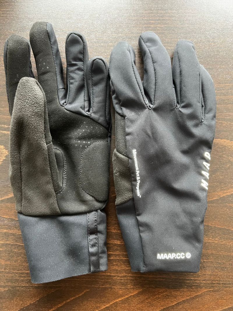 Used MAAP Team Winter Gloves Schwarz 2025 Cycling Clothing