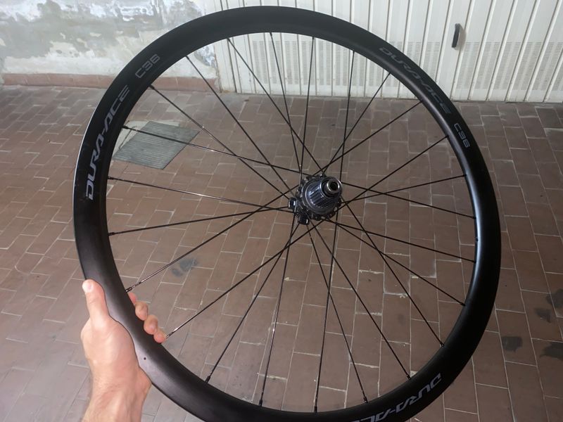 Brugt Shimano DURA-ACE C36 Tubeless Wheel Wheels