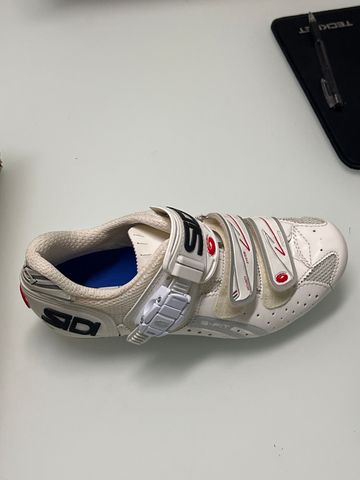 Brugt Sidi Genius 5fit carbon donna bianche numero 38 2023 Cycling Shoes