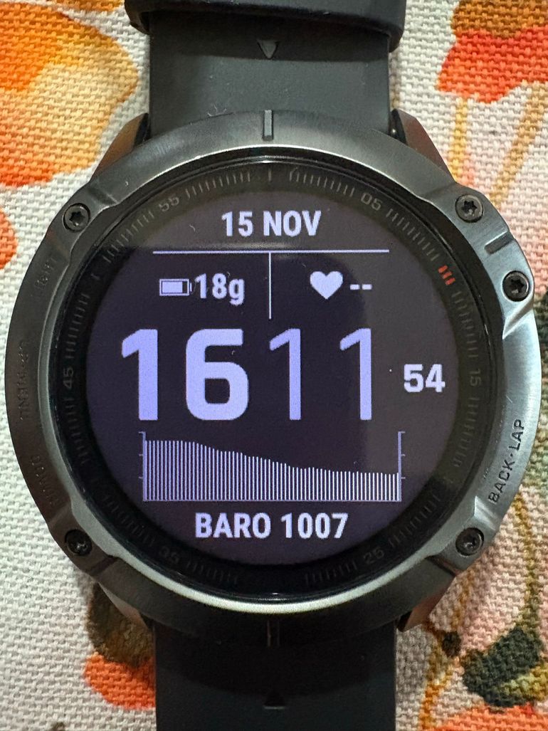 Used Garmin Fenix 6X Sapphire GPS Watch bike — image 2 of 3